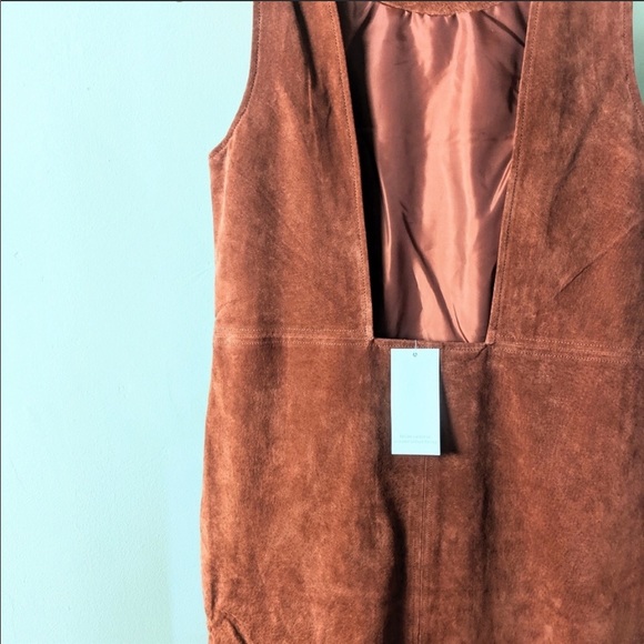 Suede Mini Mod Dress - Picture 3 of 5